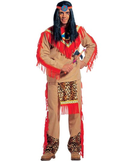 Widmann Indianerkostyme til Mann 3 Deler Widmann Indianerkostyme til Mann 3 Deler
