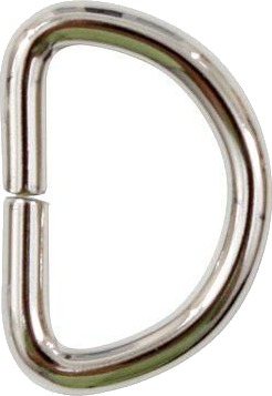 Rothco D-ring - 2 cm bredde Blank metall Sølv Rothco D-ring - 2 cm bredde Blank metall Sølv
