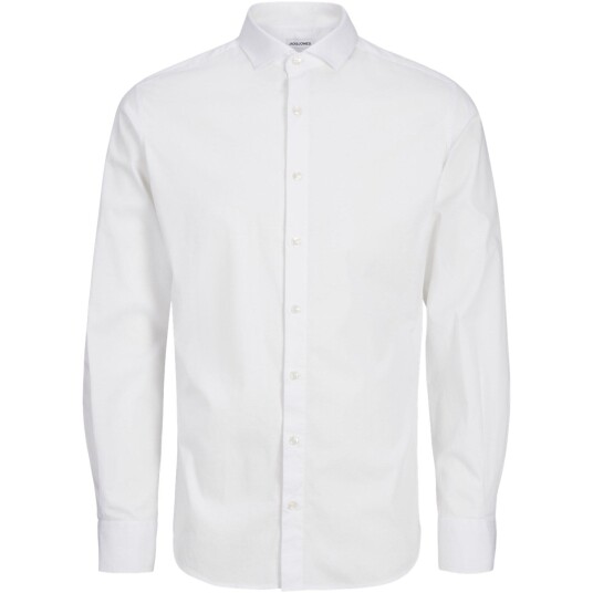 Jack & Jones Junior White Axel Stretch Skjorte Noos 128 Jack & Jones Junior White Axel Stretch Skjorte Noos 128