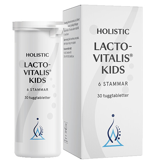 LactoVitalis Kids, 30 tyggetabletter LactoVitalis Kids, 30 tyggetabletter