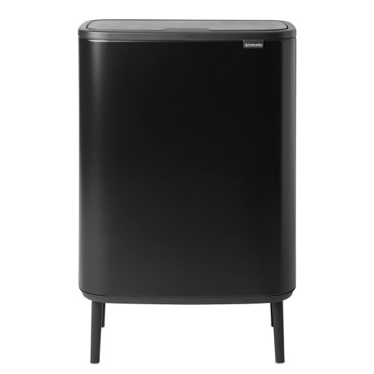 Brabantia Bo touch bin high 2 x 30 L Matt svart Brabantia Bo touch bin high 2 x 30 L Matt svart