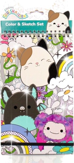 Squishmallows FargeOg Skissebok Squishmallows FargeOg Skissebok
