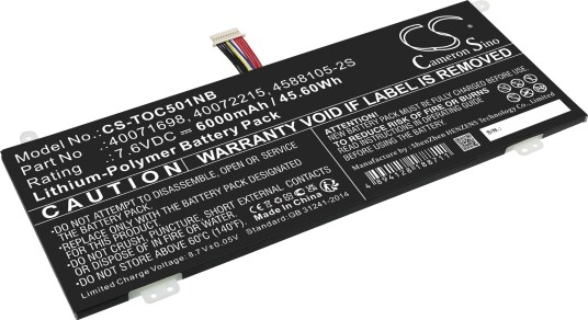 Batteri til Dynabook Satellite Pro C50-H-106 TOC501NB