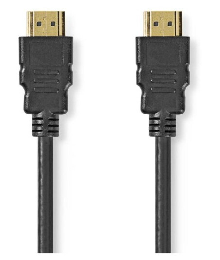 Nedis Ultra High Speed HDMI ™ Cable | HDMI ™ -kontakt | HDMI ™ -kontakt | 8K@60Hz | 48 Gbps | 1.00 m | Rund | 6.0 mm | Sort | Label