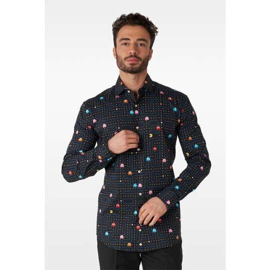 OppoSuits Opposuit Skjorte Pac-Man L 40/40 OppoSuits Opposuit Skjorte Pac-Man L 40/40