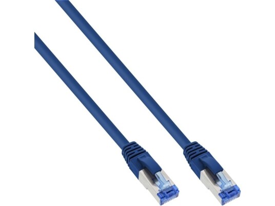 Inline 76821B 0,25 M Cat6a S/Ftp S-Stp Rj-45 Rj-45 Blå