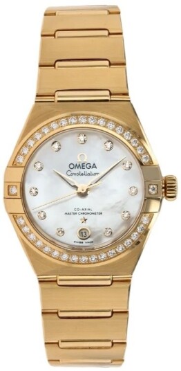 Omega Dameklokke 131.55.29.20.55.002 Constellation Co Axial 29Mm