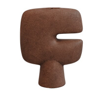 Tribal Vase Mini Terracotta
