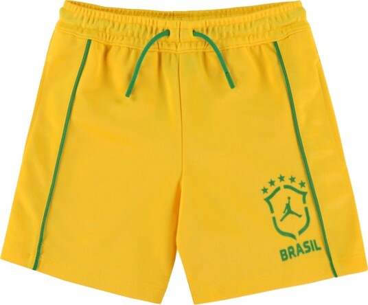 Jordan Shorts Brasil Varsity Mais m. Trykk Jordan 8 10 år 128 140 Shorts Grønn Gul