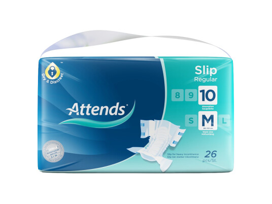 Attends Slip Regular 10, Medium, 26 stk.