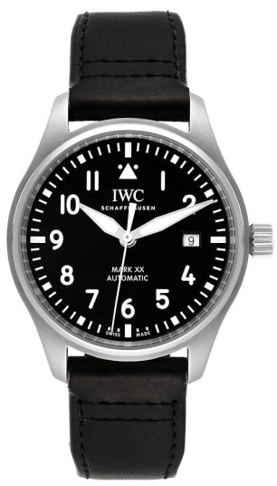 IWC Herreklokke IW328201 Pilots Sort/Lær Ø40 mm