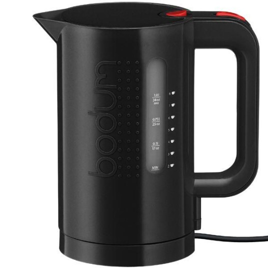 Bodum Bistro 1L Vannkoker Svart - Effektiv og Stilren Bodum Bistro 1L Vannkoker Svart - Effektiv og Stilren