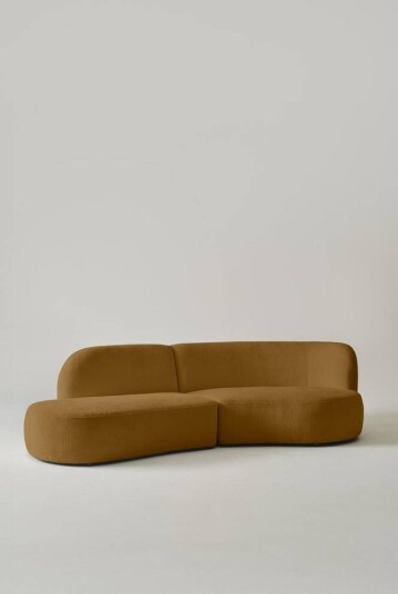 ROSSY sofa 3-seters Sennepsgul