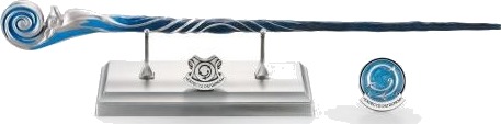 The Noble Collection Patronus Celebration Tryllestav Og Stand