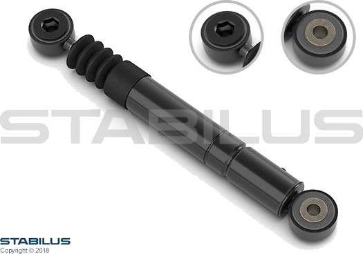 Svingningsdemper, kilerem med ribber STABILUS 8982CX