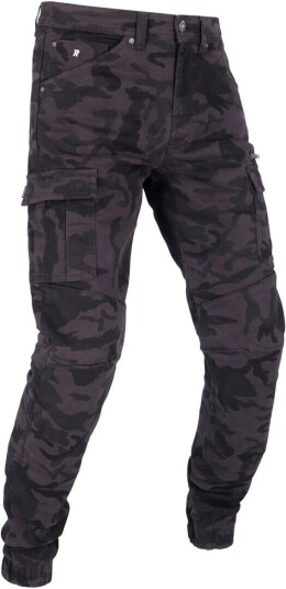 Richa Apache Camo Motorsykkel Jeans 30 Svart