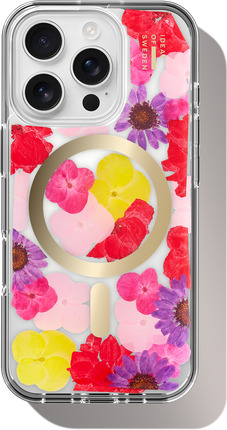 Ideal Of Sweden Clear MagSafe Case iPhone 16 Pro Max Tropical Floral