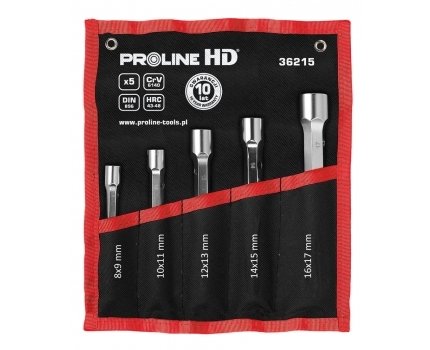 Pro-Line Dobbeltsidige 12-Punkts Rørnøkler 8-17Mm 5 Stk. (36215)