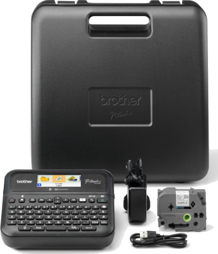 Brother P-touch PT-D610BT Etikettmaskin med Bluetooth og USB - 24 mm svart