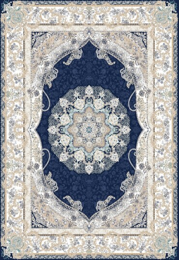 Wilton teppe Asara blå Størrelse: 180 x 270 cm