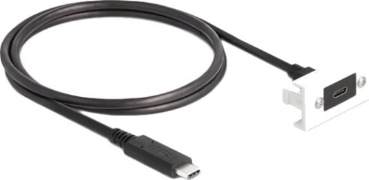 Delock Usb-Kabel 24 Pin Usb-C Hunn Til 24 Pin Usb-C Hann 1 M Hvit Ral 9003