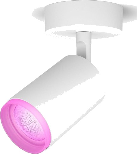 Philips Hue WCA Fugato Enkel Spotlight 5.7W Hvit - 60211 Philips Hue WCA Fugato Enkel Spotlight 5.7W Hvit - 60211