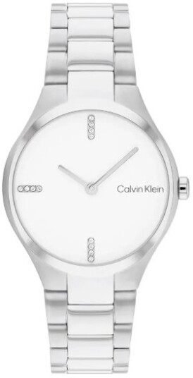 Calvin Klein CK Dameklokke 25200332 Admire Hvit/Stål Ø36 mm