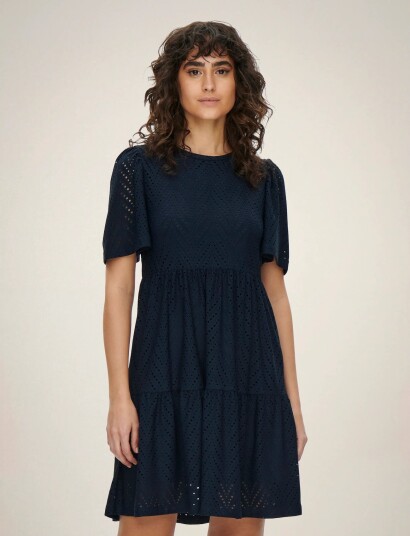 JDY Jdycarla Cathinka S/S Dress Jrs Noos Navy XL JDY Jdycarla Cathinka S/S Dress Jrs Noos Navy XL