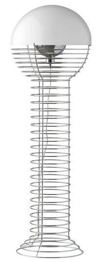 Verpan Wire Gulvlampe Vit