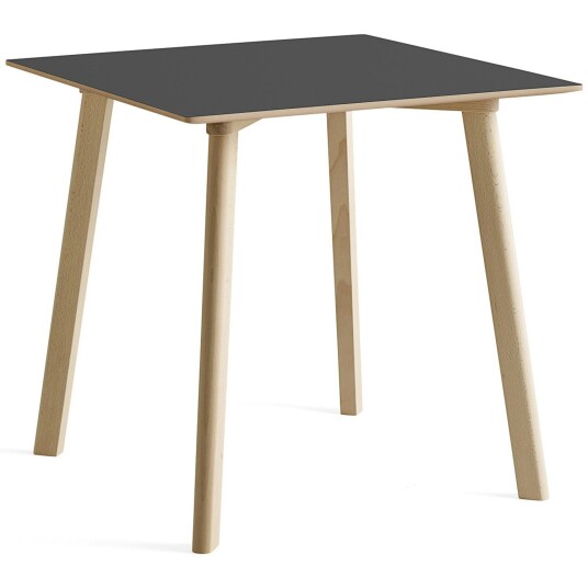 Hay CPH Deux 210 2.0 Bord 75x75 cm Stone Grey / Ubehandlet Bøk Hay CPH Deux 210 2.0 Bord 75x75 cm Stone Grey / Ubehandlet Bøk