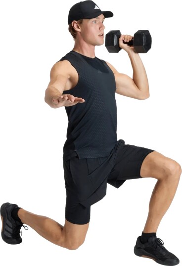 Adidas Performance D4T 2In1 Shorts Black XS