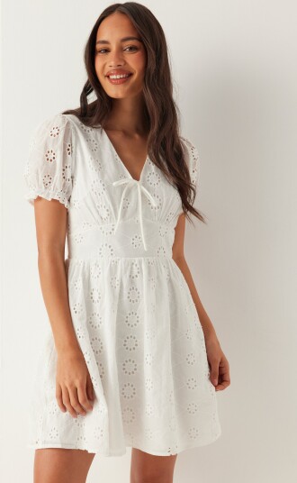 Bubbleroom Broderie Anglaise Dress