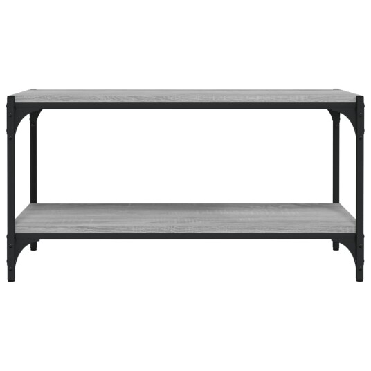 vidaXL TV-benk grå sonoma 80x33x41 cm konstruert tre og stål vidaXL TV-benk grå sonoma 80x33x41 cm konstruert tre og stål