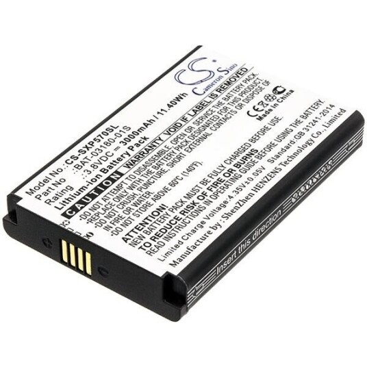 Sonim XP5800 batteri (3000 mAh 3.8 V, Sort)