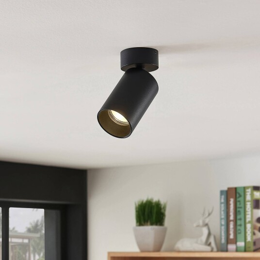 Arcchio Arcchio-spotlight Brinja sett med 2 rund sort-gull aluminium
