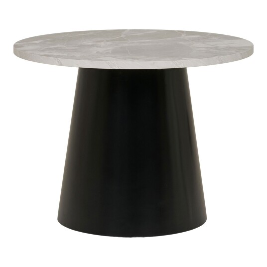 Brito sofabord marmor look Ø60 cm grå svart. Brito sofabord marmor look Ø60 cm grå svart.