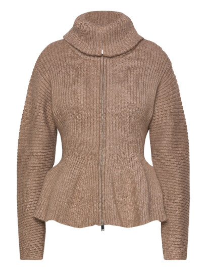 Monki Peblum Kn Zip   Beige   XXS
