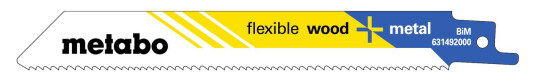 Metabo 25 Sabelsagblader flexible wood + metal 150 x 0,9 mm SME-628246000