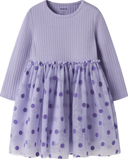 Name It Nmfnagina Ls Tulle Dress Purple 86 Name It Nmfnagina Ls Tulle Dress Purple 86