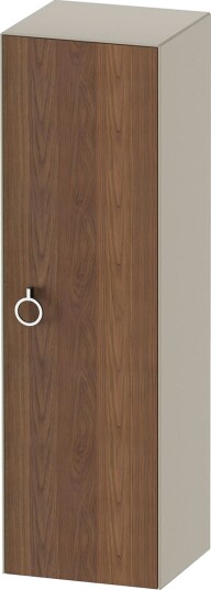 Duravit White Tulip Halvhøyskap 40x36x132 cm Valnøtt/Taupe Matt