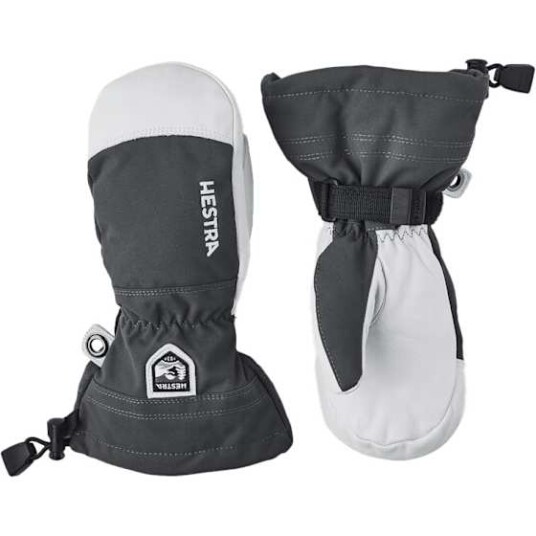 Hestra Army Leather Heli Ski Jr. Grey 4