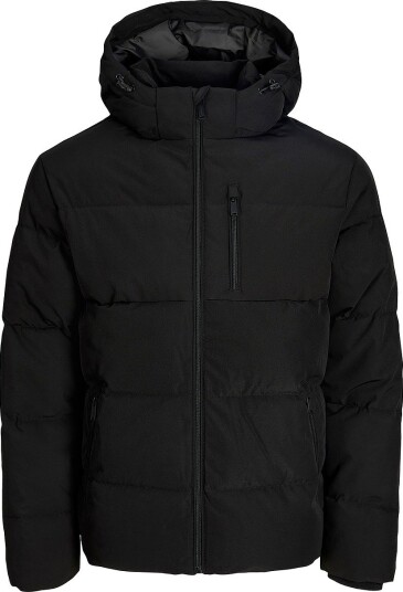 Jack & Jones Plus Pufferjakke Jjebecks Puffer SN Pls Svart Jack & Jones Plus Pufferjakke Jjebecks Puffer SN Pls Svart