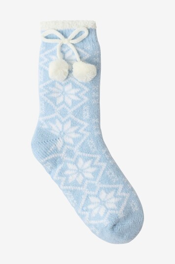 Cuddly Socks By Taubert Sokker Ingrid Lined Anti slip Blå