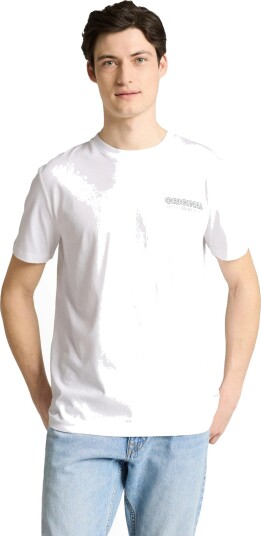 Tom Tailor Printed T Shirt White L