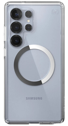 Speck Presidio Grip Deksel Samsung S25 Ultra Qi2 Magnet - Gjennomsiktig Speck Presidio Grip Deksel Samsung S25 Ultra Qi2 Magnet - Gjennomsiktig