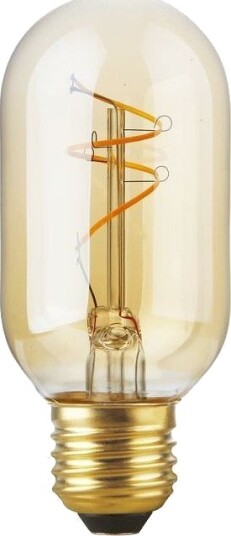 Spl E27 4,2W dimbar Slim Flex LED pære 11cm 2200K Gold filament tube Dimbar : Dimbar Kulør : Ekstra varm Spl E27 4,2W dimbar Slim Flex LED pære 11cm 2200K Gold filament tube Dimbar : Dimbar Kulør : Ekstra varm