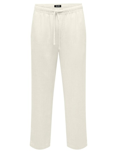 ONLY & SONS Onssinus Loose Visc Lin 0075 Pnt Cs White XXL ONLY & SONS Onssinus Loose Visc Lin 0075 Pnt Cs White XXL