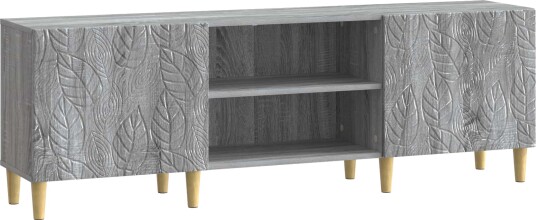 TV skap 150 x 31 x 50 cm Grå Sonoma Konstruert tre TV skap 150 x 31 x 50 cm Grå Sonoma Konstruert tre