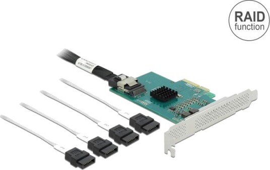 Delock SATA 6Gb/s PCIe x4 Disk Controller 89051