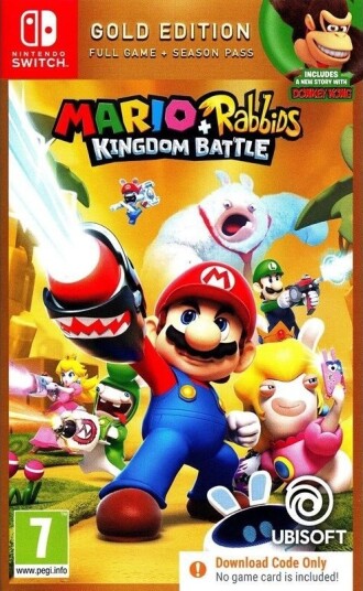 Mario + Rabbids Kingdom (Gold Edition) (Code in a Box) (Switch)